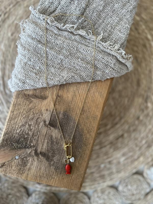 Ketting_goud_vis_rood